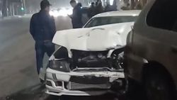 В центре Бишкека произошло ДТП с участием 5 машин