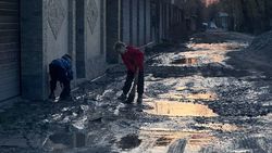 Дорога по ул.Нарвская в ужасном состоянии. Фото