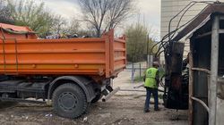 «Тазалык» вывез мусор в Кызыл-Аскере
