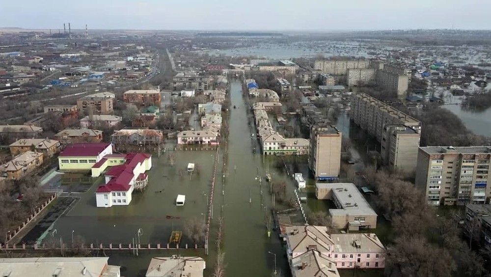 Затопленные районы Орска. 9 апреля 2024 года