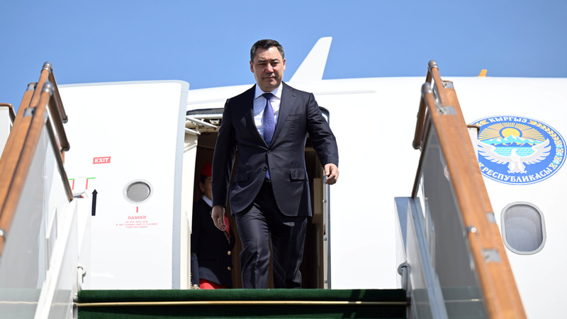 President Japarov arrives in Baku on a state visit - Vimarsana News
