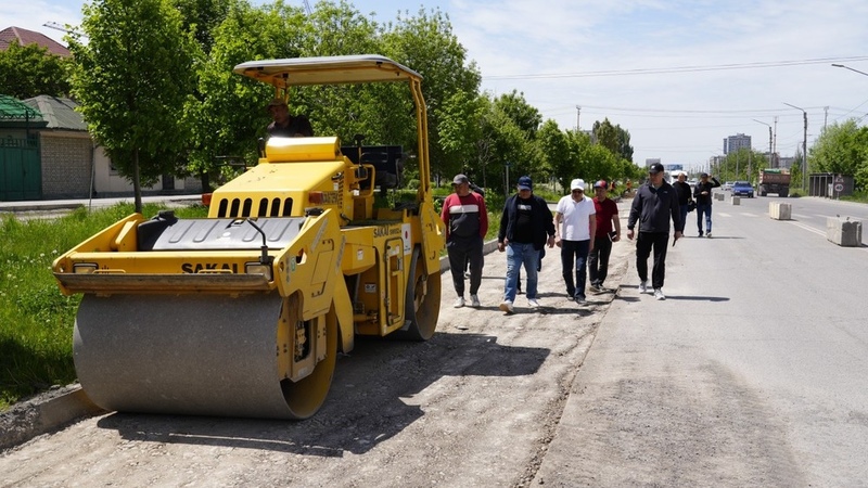Capital repair of Ahunbaev street underway - Vimarsana News
