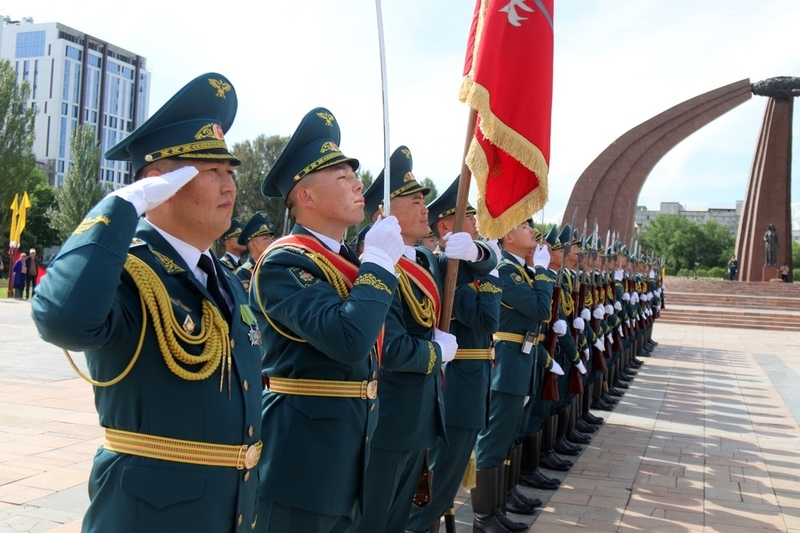 Dress rehearsal of Victory Day memorial rally held in Bishkek - Vimarsana News