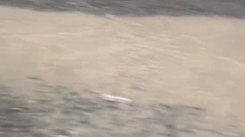 В Кок-Жаре во время дождей топит дорогу. Видео