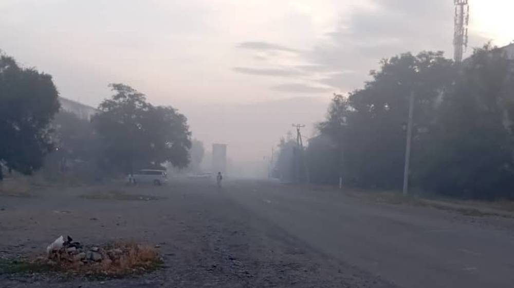 Дым от свалки в Беловодском накрыл весь район. Видео и фото