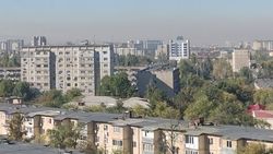 Смог над Бишкеком. Фото горожанина