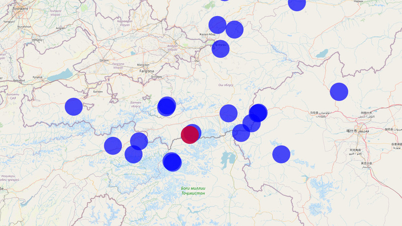 An earthquake without earthquakes in Kyrgyz settlements on the Kyrgyz-Tajik border