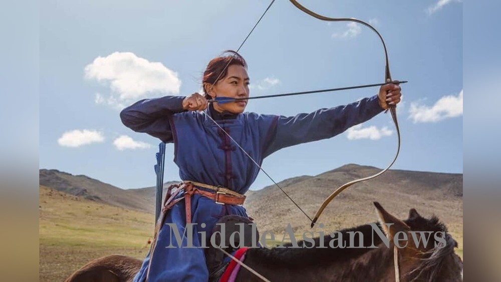 Монгольская воительница Баасансурэн