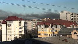 Что горит в районе ниже Филармонии? - горожанин