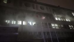 В Бишкеке пожар в НИИ хирургии сердца