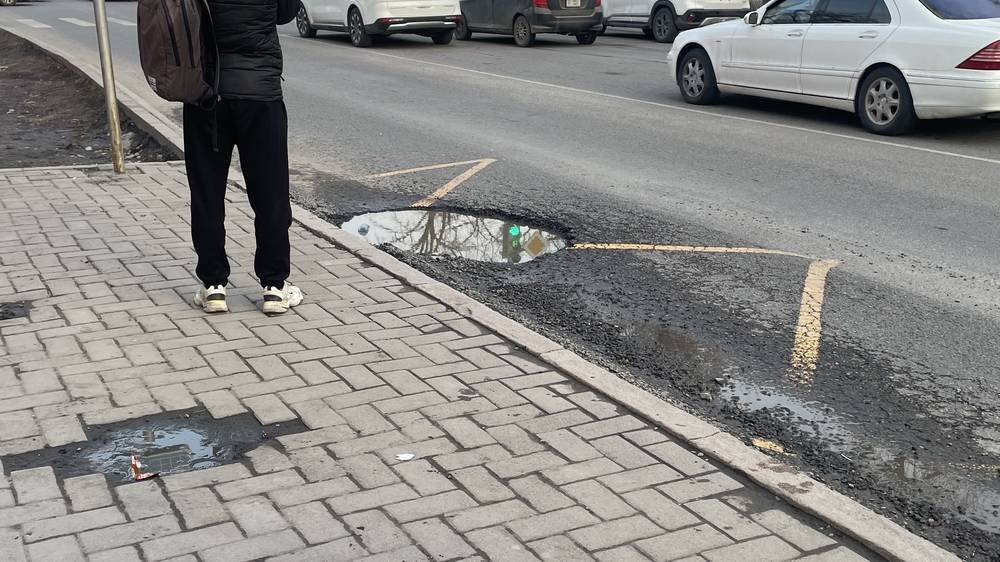 На Московской образовалась яма. Ответ мэрии