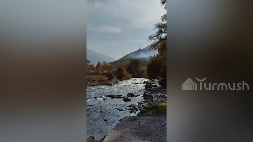 Осеннее очарование реки Кара-Балта запечатлели жители