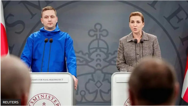 премьер Гренландии и премьер-министр Дании