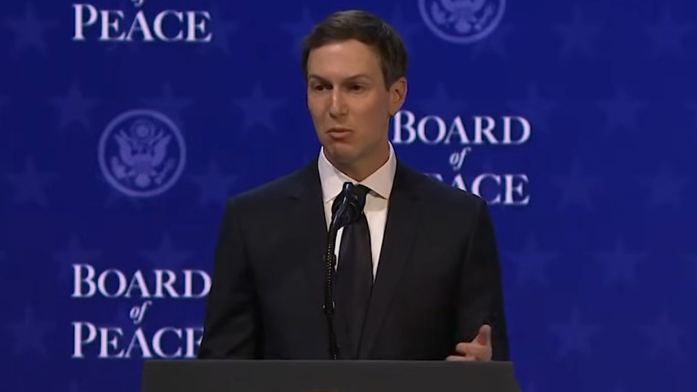 Джаред Кушнер на выступлении в Давосе