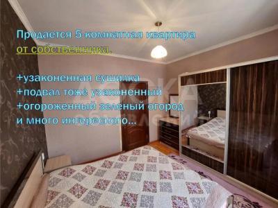 Продаю 5-комнатную квартиру, 107кв. м., этаж - 1/9, Бишкек, 12-микрорайон.
