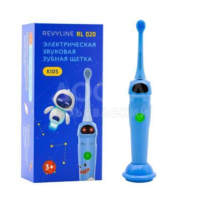 Детская зубная щетка Revyline RL 020 Kids, синяя, 2 режима