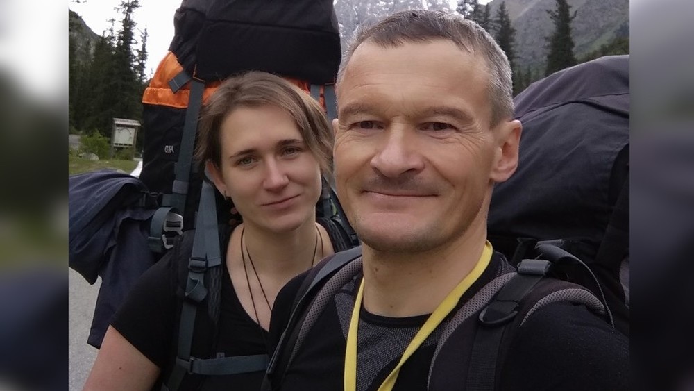 Альпинисты Дмитрий и Светлана