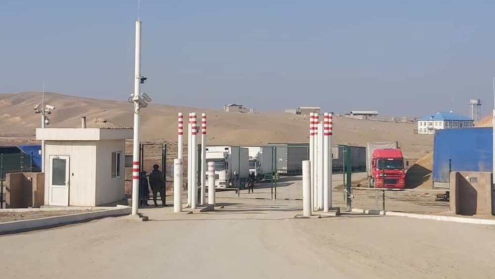 КПП на границе с Таджикистаном