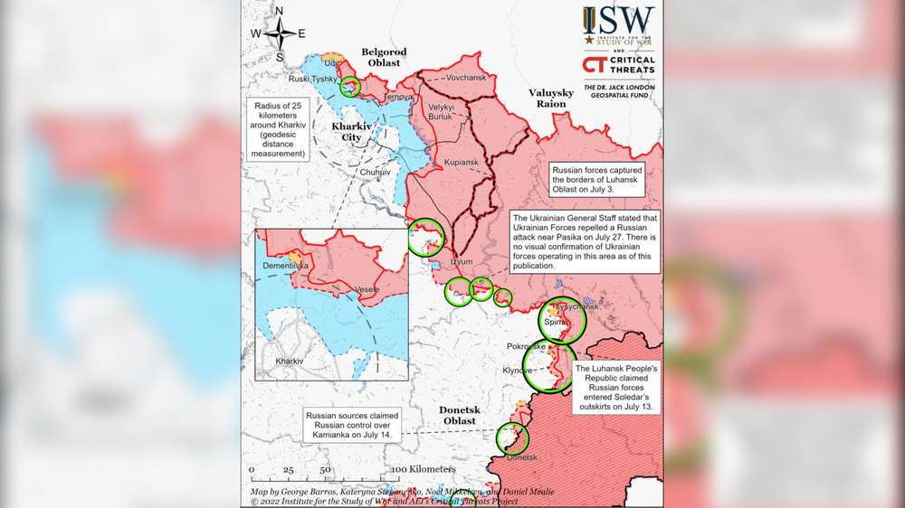 Isw карта боевых действий