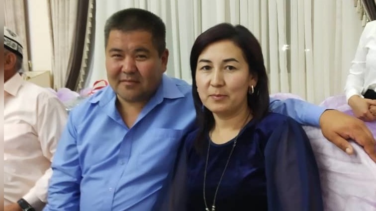 Мирлан Калыбаев с супругой