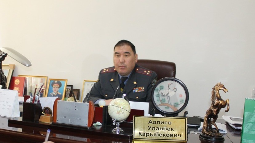 начальник УВД Нарынской области Уланбек Аалиев