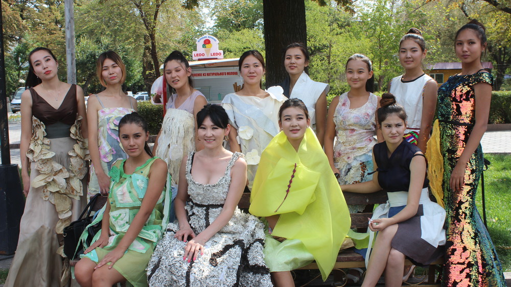 Участницы фестиваля «Мода кочевников»