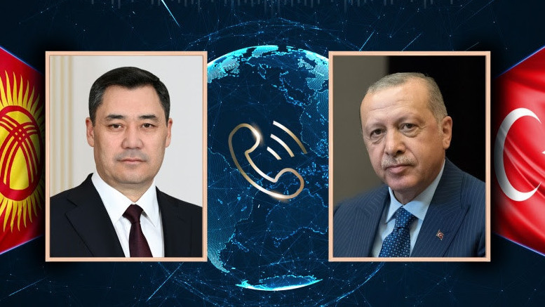 Президенты Садыр Жапаров и Реджеп Тайип Эрдоган переговорили по телефону