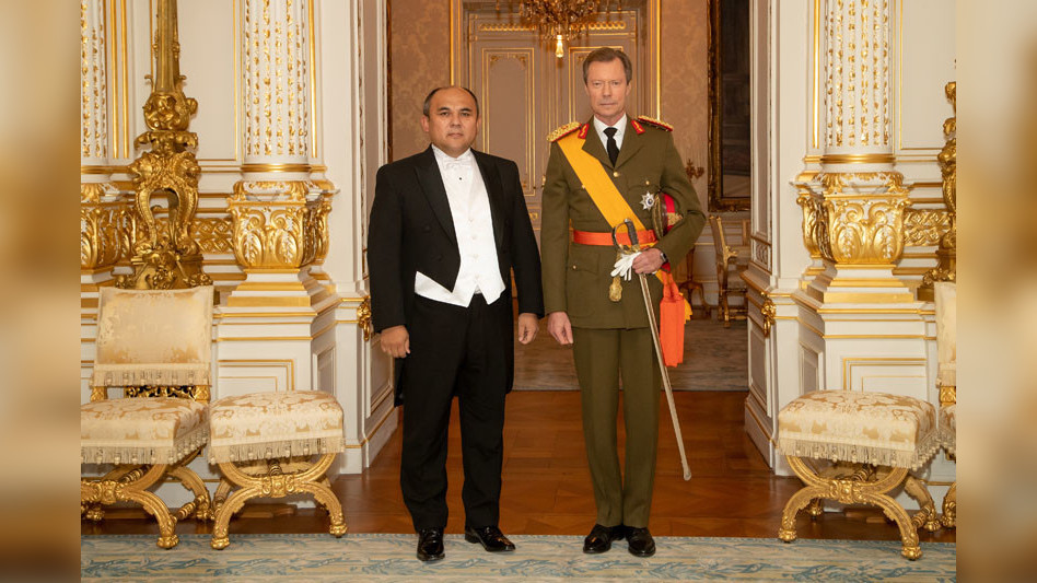 Муктар Джумалиев и великий герцог Люксембурга Анри