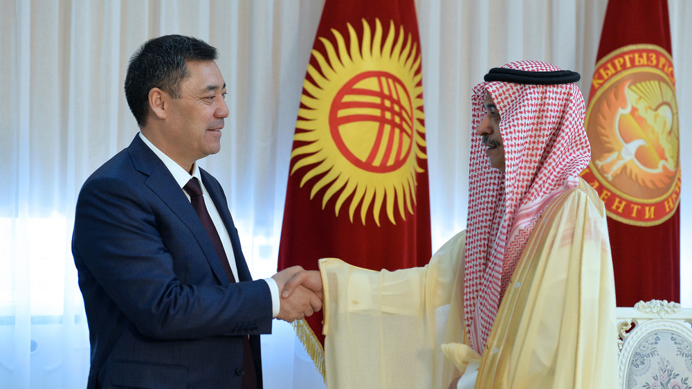 Президент Садыр Жапаров и посол Саудовской Аравии в КР Абдурахман бин Саид Аль-Жума