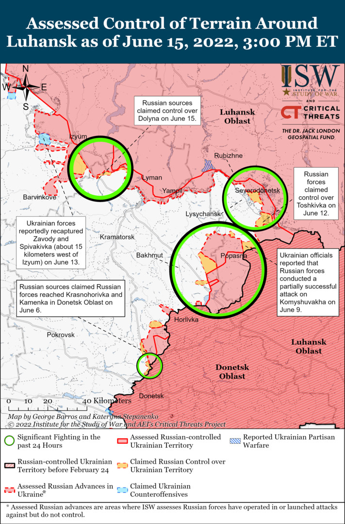 Карта isw боевых действий украина