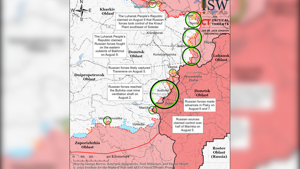 Isw карта боевых действий