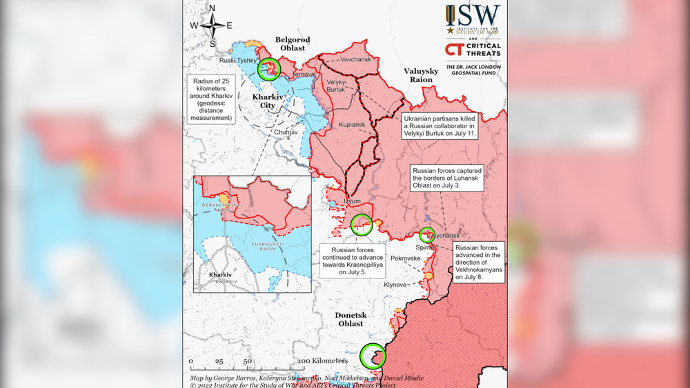 Isw карта боевых действий