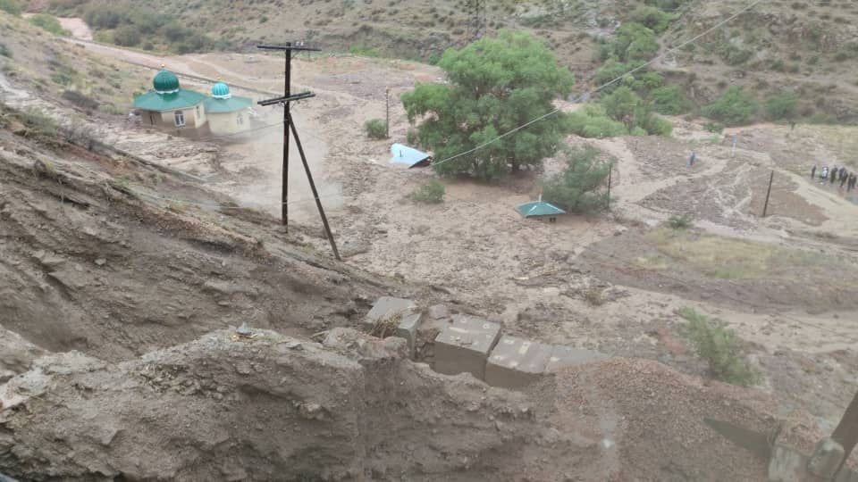 Село Кыз-Күйөө пострадало в результате селей