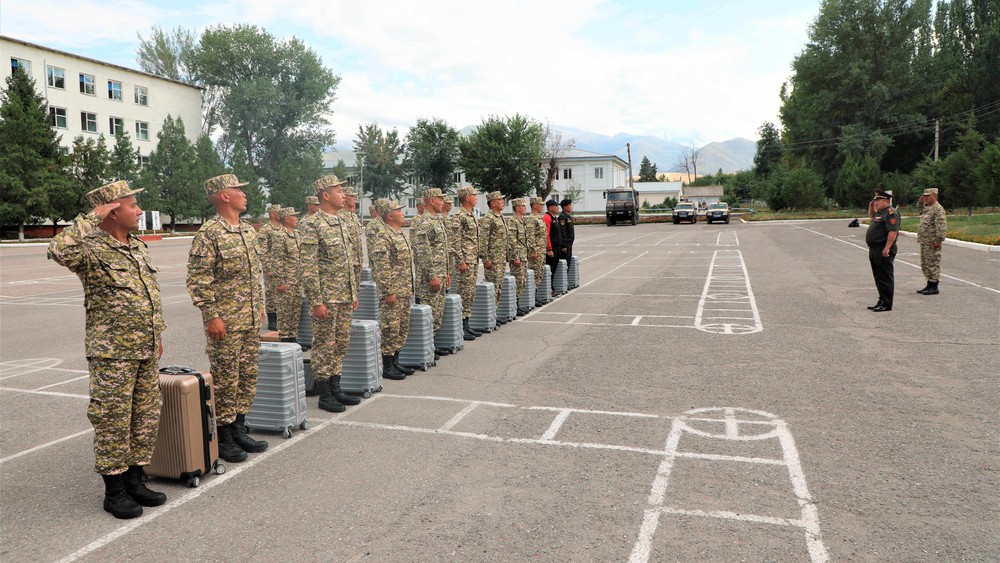 Кыргызские танкисты выехали в Россию для участия в конкурсе 