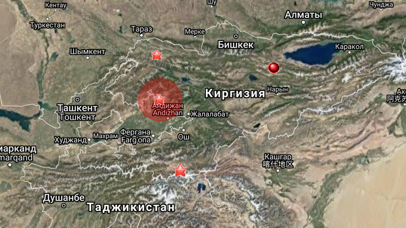 Землетрясение в Жалал-Абадской области