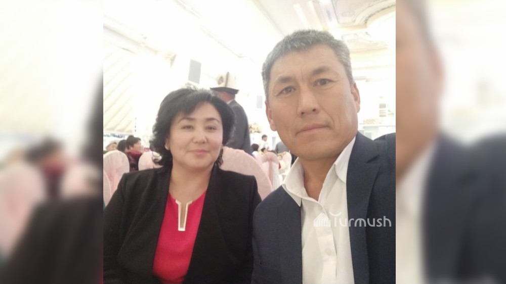 Жүрсүн Аманчалова с супругом
