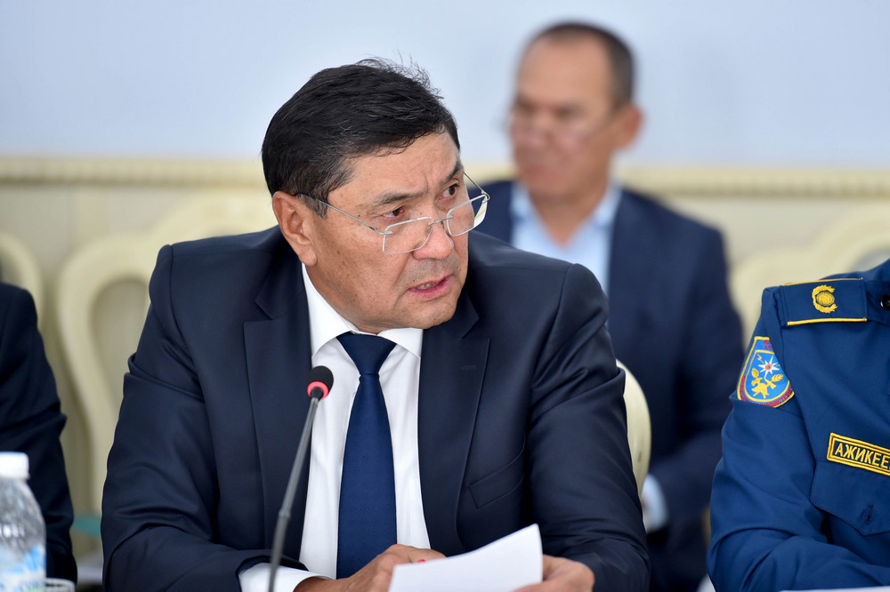 Министр сельского хозяйства Аскарбек Джаныбеков