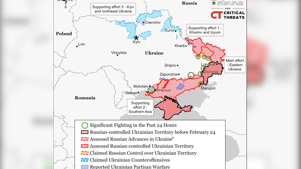 Isw карта украины