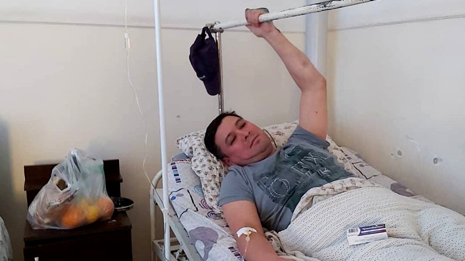 Максат Чойбеков в больнице