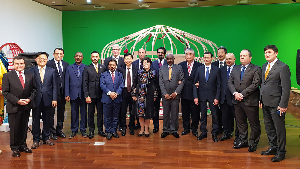 Представители диппредставительств стран Центральной Азии в Корее