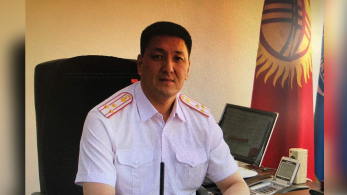 Начальник УОБДД Бишкека Шаирбек Бопонов