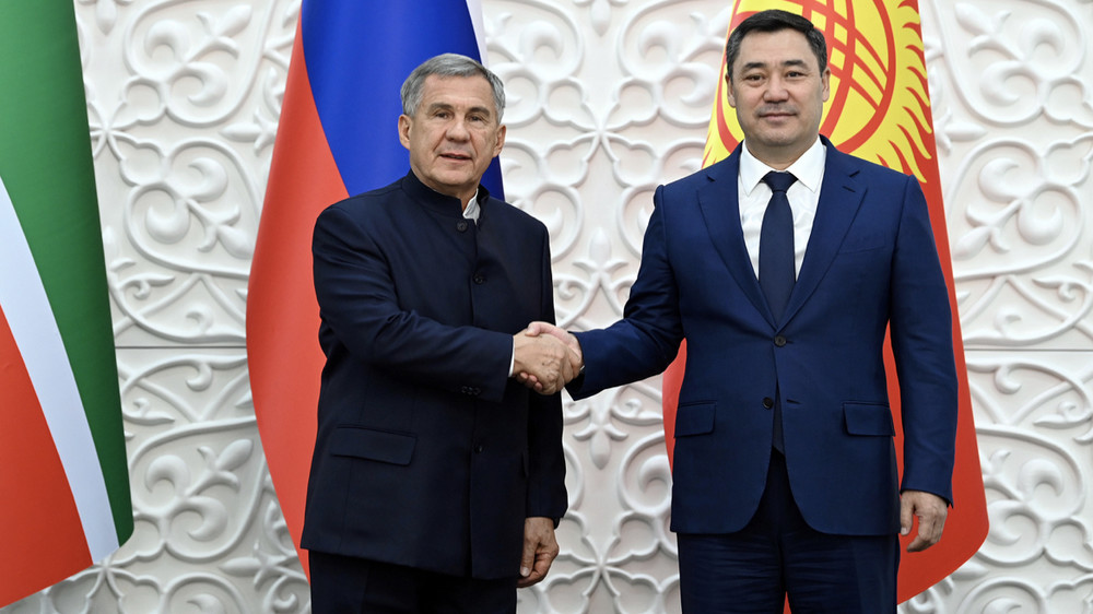 Президент Садыр Жапаров встретился с президентом Татарстана Рустамом Миннихановым