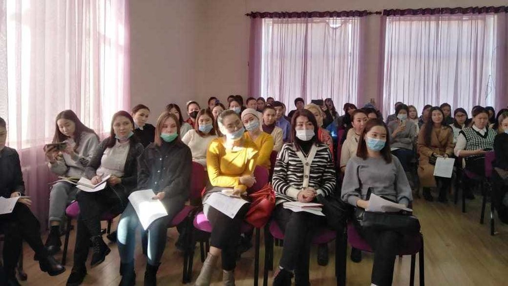Семинар в Бишкеке. 17 Школа Бишкек.