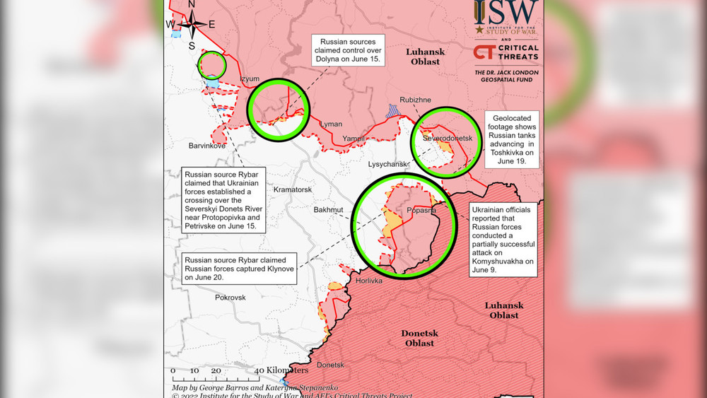 Лисичанск на карте военных действий сегодня