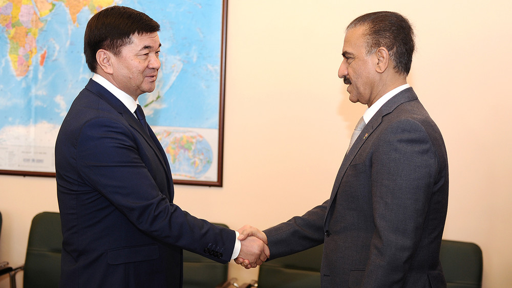 Мухаммедкалый Абылгазиев и посол Катара в Кыргызстане
