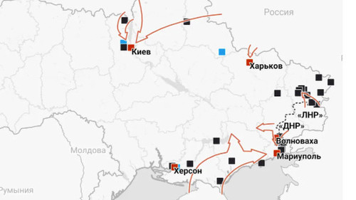 Карта боев сво на украине