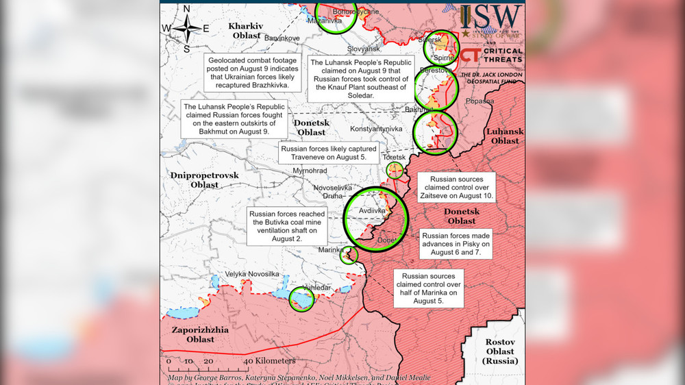 Isw карта боевых действий