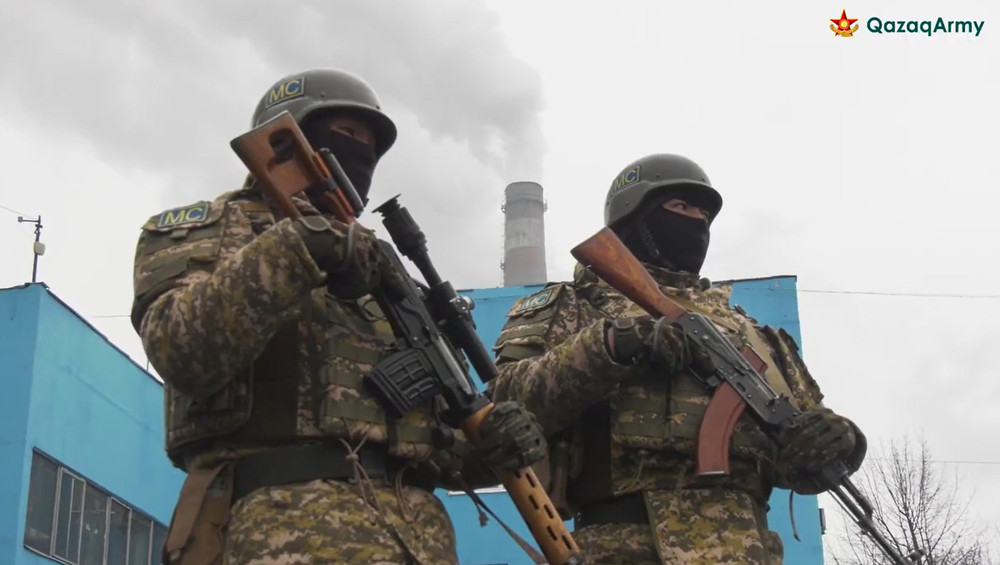 Миротворцы ОДКБ из Кыргызстана