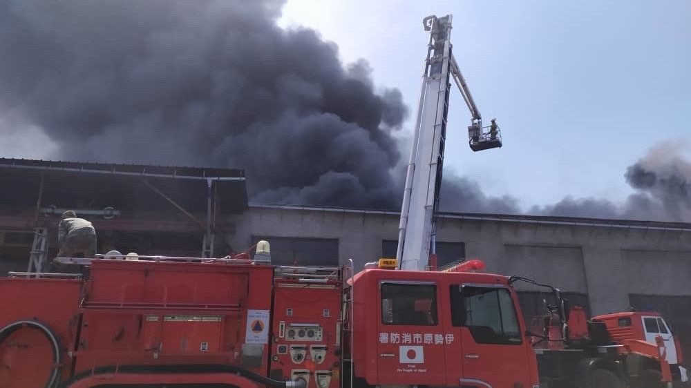 Пожар на заводе Фрунзе
