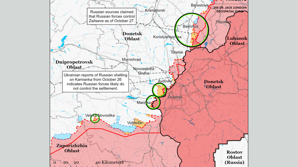 Институт изучения войны карта украины